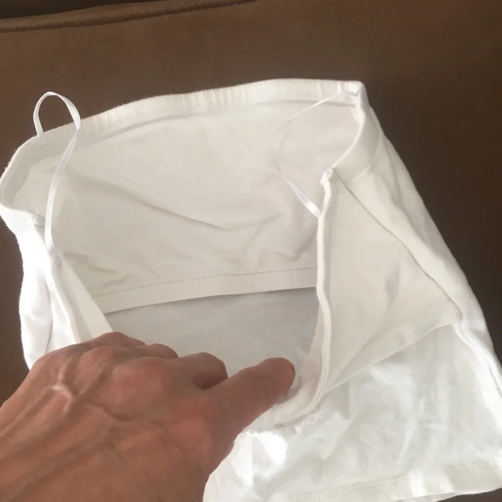 GUESS White Tube Top with Bow-Back Detail - Picture 6 of 9